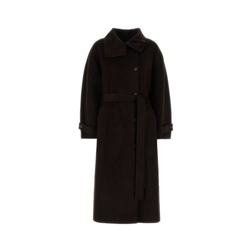 Soeur Women Chocolate Wool Blend James Coat